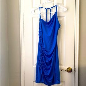Blue cocktail dress